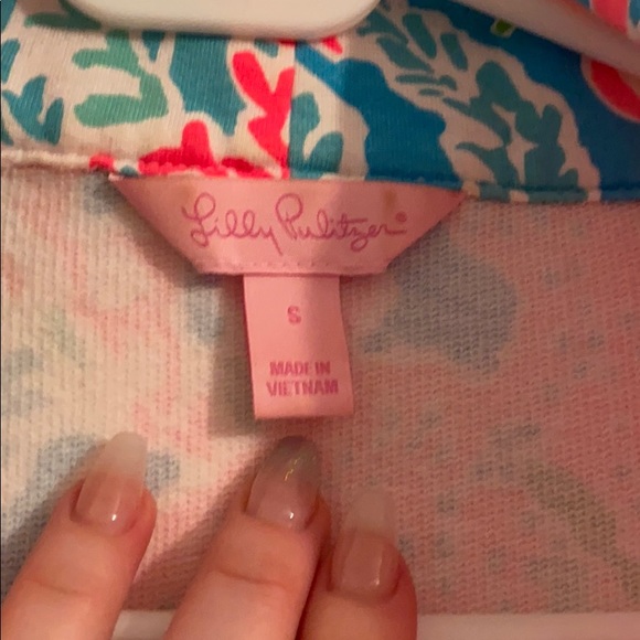 Lilly Pulitzer Let’s Cha Cha EUC Popover sz S